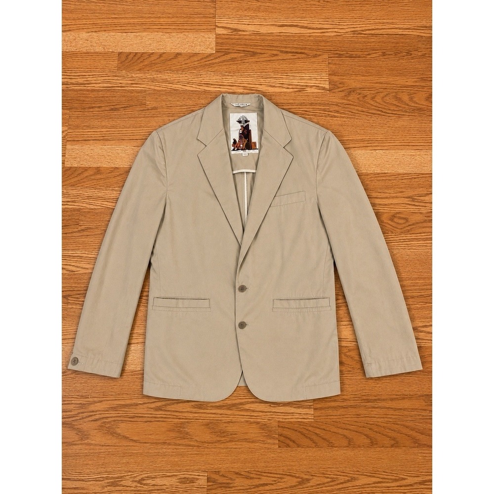 Vintage 90s Dockers Levis Blazer Mens M Khaki Cotton Unstructured Made in USA